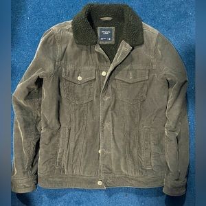 Abercrombie & Fitch Men’s Black Corduroy Jacket